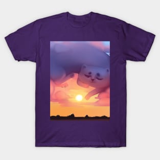 Sunset cat T-Shirt